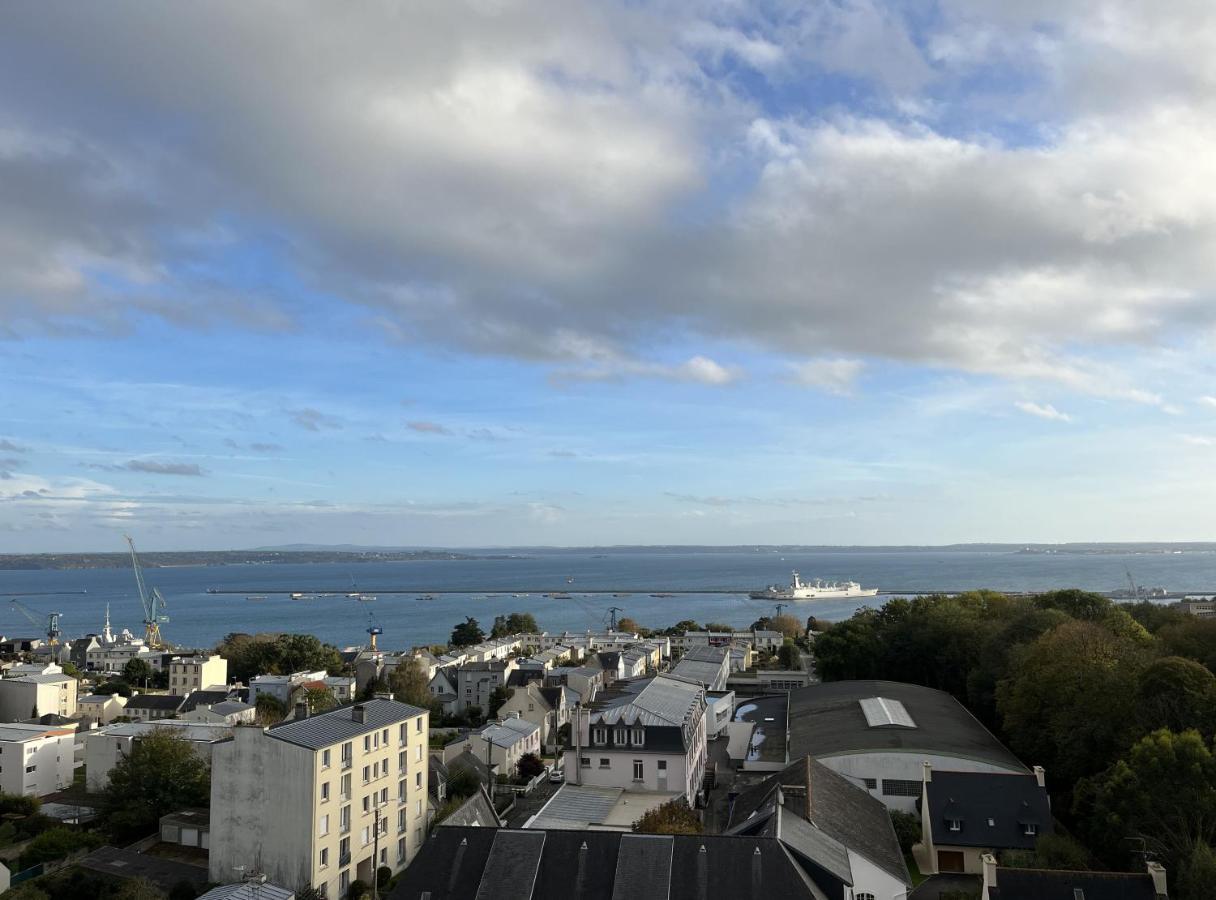 Nouveau! Appartement Vue Mer 180° Et Place Parking เบรสต์ ภายนอก รูปภาพ