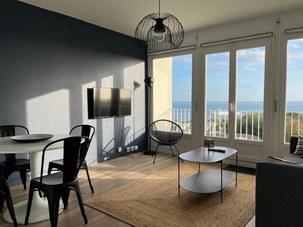 Nouveau! Appartement Vue Mer 180° Et Place Parking เบรสต์ ภายนอก รูปภาพ